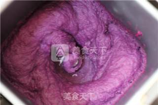 奶香紫薯糕的做法步骤：4