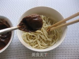 腐乳芝麻酱拌面的做法步骤：6