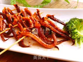 韩式辣烤鱿鱼须的做法步骤：8