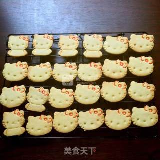Kitty猫巧克力饼干的做法步骤：16
