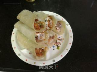 面饼卷起来的做法步骤：13
