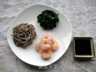 鲜虾荞麦凉面的做法步骤：10