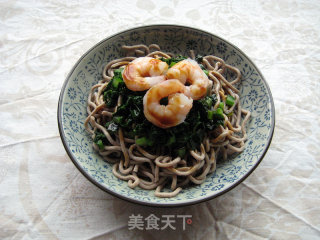 鲜虾荞麦凉面的做法步骤：13