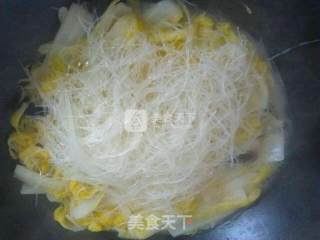 皮蛋虾皮粉丝娃娃菜的做法步骤：6