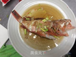 清蒸红鲷鱼.的做法步骤：5