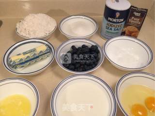 蓝莓奶香蛋糕的做法步骤：2