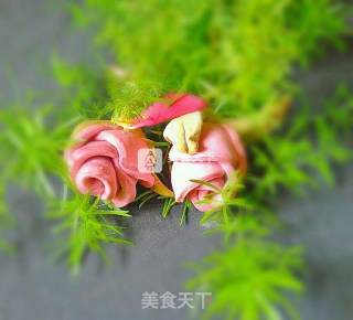 七夕玫瑰花饼干的做法步骤：18