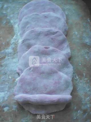 紫薯玫瑰馒头（情人节）的做法步骤：5
