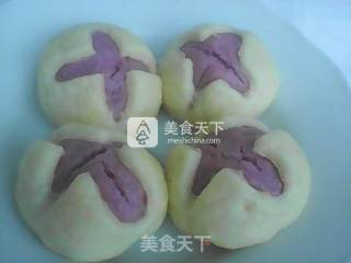双色开花馒头的做法步骤：10