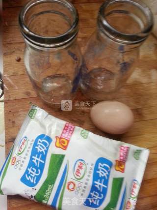 蒸布丁的做法步骤：1