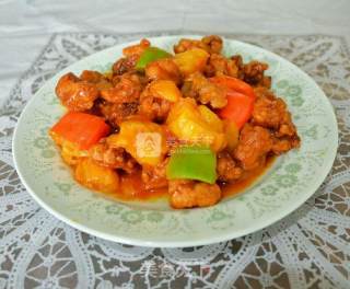 菠萝咕噜肉的做法步骤：5