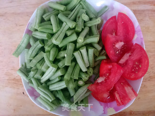 豆角炒西红柿的做法步骤：2