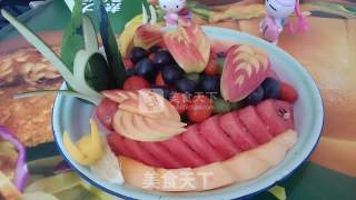 缤纷水果盘的做法步骤：8