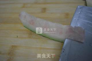 凉拌脆皮瓜衣的做法步骤：1