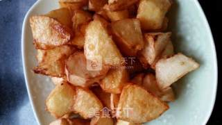 拔丝苹果的做法步骤：7