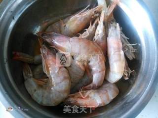 蒜香开背虾的做法步骤：3