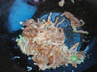 青椒肉丝的做法步骤：6