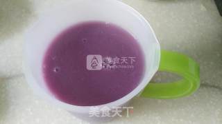 奶香紫薯米糊的做法步骤：4