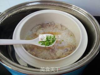 鱼鳔瘦肉粥的做法步骤：16