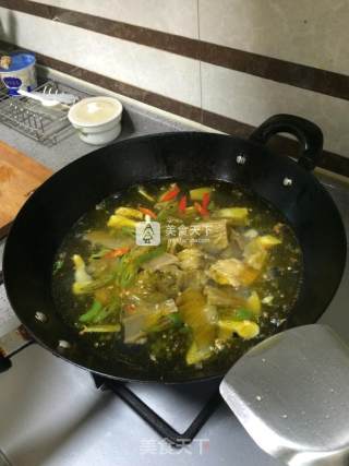 青花椒煮鱼的做法步骤：7