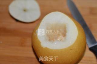 冰糖人参炖梨的做法步骤：3