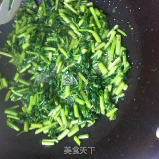 茼蒿豆腐的做法步骤：7
