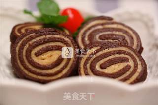 摩卡双色饼干的做法步骤：16