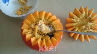 果味南瓜盅的做法步骤：5