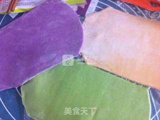 蒸彩色馄饨的做法步骤：11