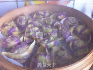 蒸彩色馄饨的做法步骤：19