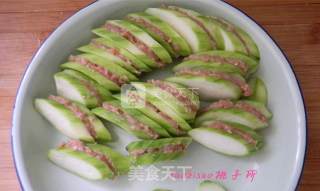 煎酿丝瓜盒的做法步骤：4