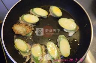 煎酿丝瓜盒的做法步骤：5
