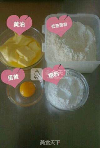卡通曲奇饼干的做法步骤：1