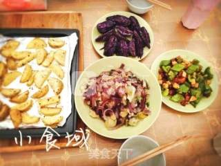 简单生活【黑胡椒烤薯角】的做法步骤：5