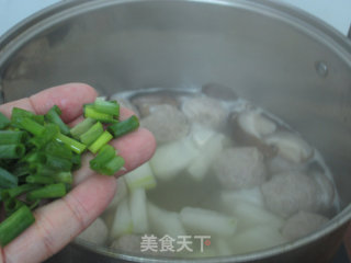 香菇冬瓜肉丸汤的做法步骤：10