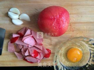 西红柿鸡蛋葱油盖浇面的做法步骤：2