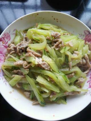新手厨房之家常黄瓜炒肉的做法步骤：4