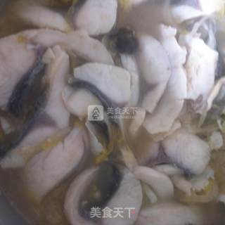 自制东北酸菜鱼的做法步骤：8