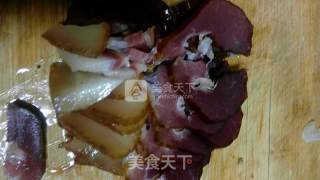 腊肉炒芦笋的做法步骤：5