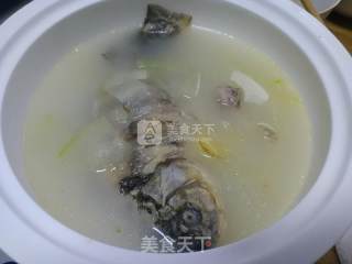 鲫鱼冬瓜汤的做法步骤：5