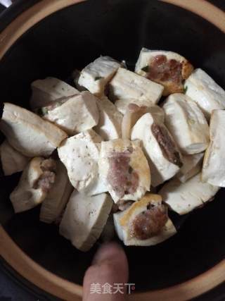 砂锅酿豆腐的做法步骤：3