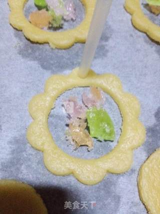 七夕送给爱人的礼物——玻璃心饼干的做法步骤：15