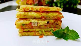 快手早餐饼的做法步骤：7