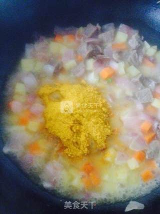 咖喱牛肉饭的做法步骤：6