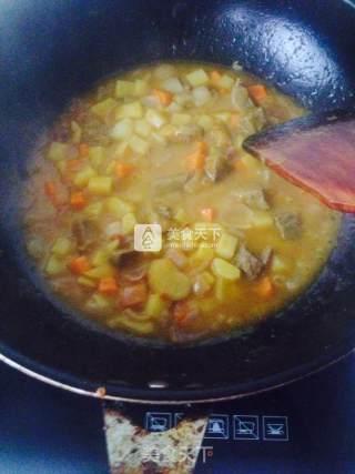 咖喱牛肉饭的做法步骤：7