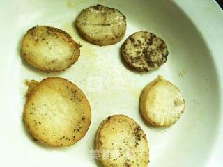 杏鲍菇鸡肉塔的做法步骤：8