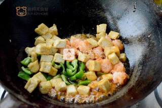 豆腐熘虾球的做法步骤：7