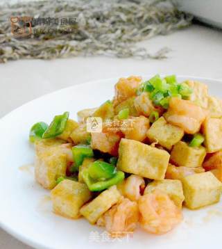 豆腐熘虾球的做法步骤：8