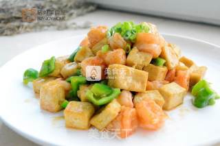 豆腐熘虾球的做法步骤：9