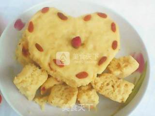 红糖玉米发糕的做法步骤：7